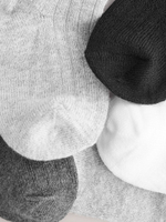 Носки для малышей Next E22-176, 5 шт., Белый, Серый, Черный