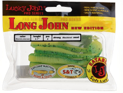 Мягкая приманка Lucky John LONG JOHN 3.1in (79 мм), цвет T18, 8 шт.