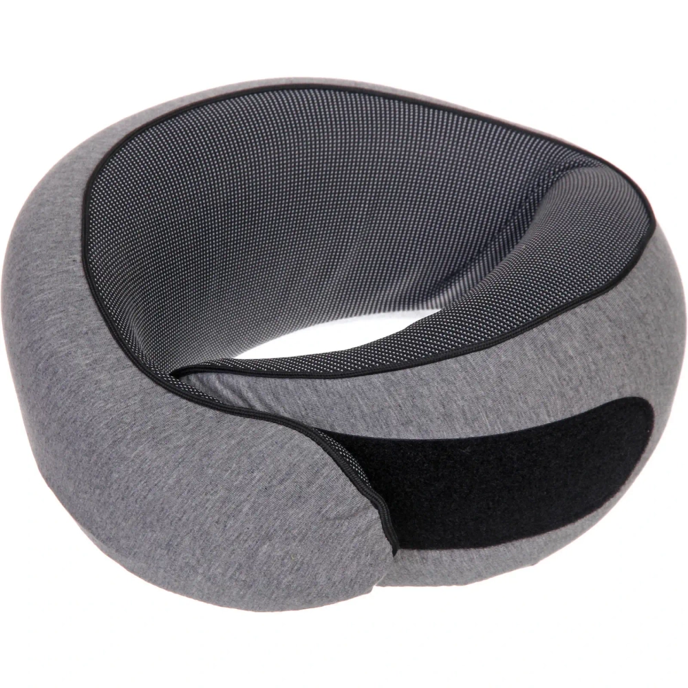 Подушка дорожная «TRIP - Sleep», мемори-эффект, цвет графит