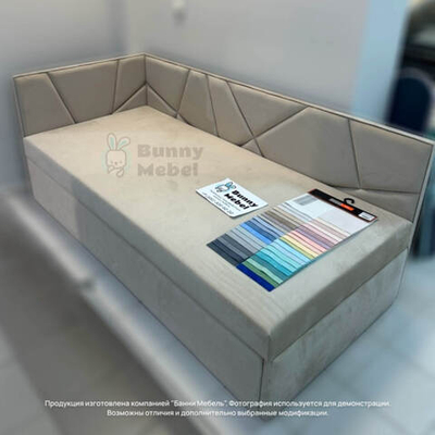 Кровать «Галилео» со встроенным матрасом (НПБ) в основной ткани