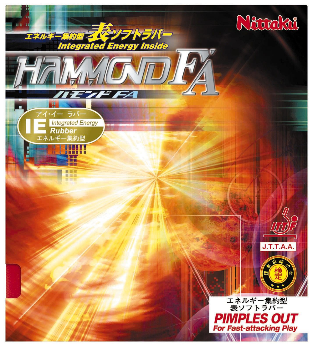 Накладка для ракетки Nittaku Hammond FA super thick (2,0) red