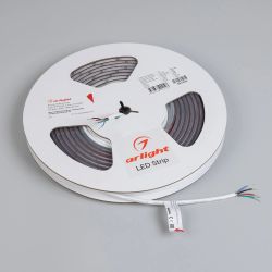 Светодиодная лента герметичная CSP-PFS-X540-12mm 24V RGB (15 W/m, IP68, TWP100, 5m) (Arlight, -) 051234