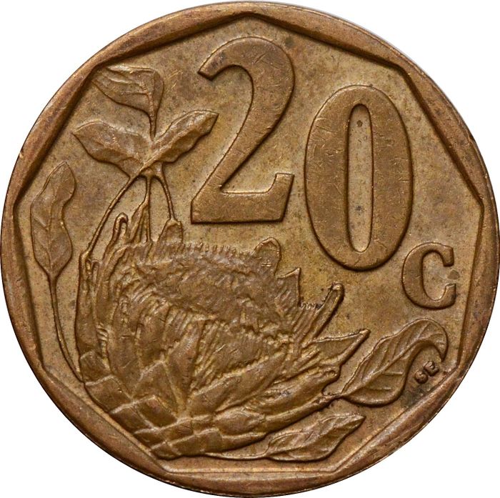 20 центов 2007 ЮАР
