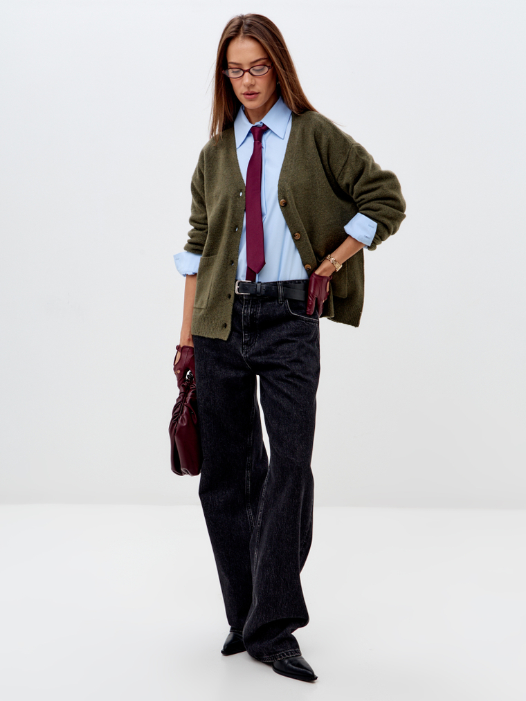 Кардиган свободного силуэта