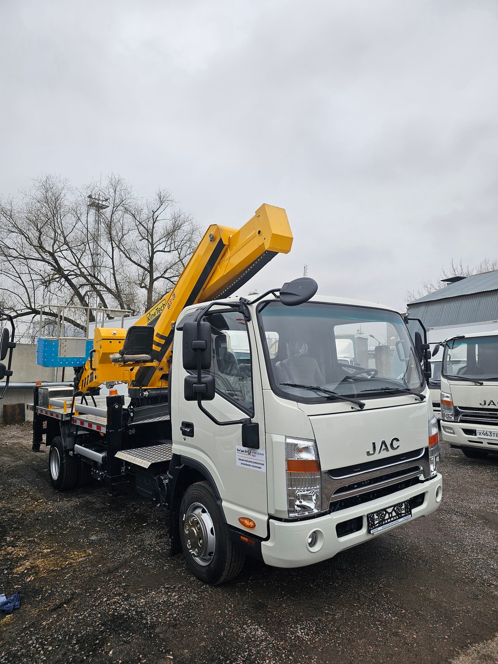 Автогидроподъёмник телескопический JAC N90 с АГП KineTech
