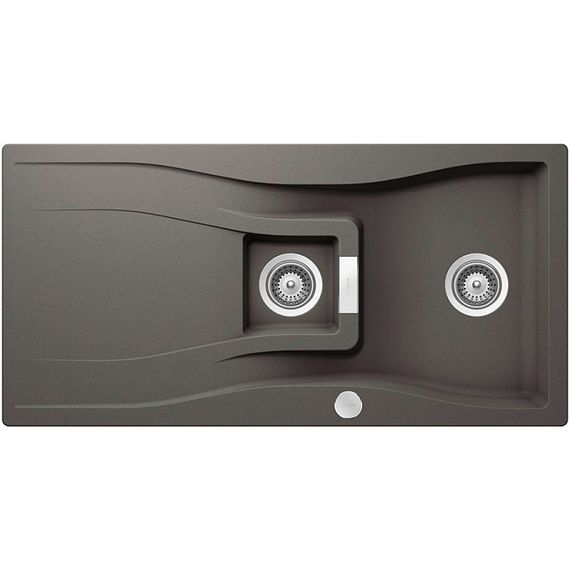 Мойка SCHOCK Waterfall 60D Cristadur серебристый камень