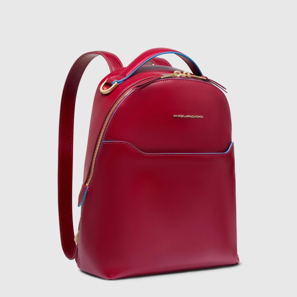 Рюкзак женский Piquadro Blue Square/ Rosso