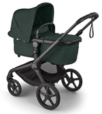 Коляска Bugaboo Fox 5 Renew complete 2 в 1 Black/Fern Green-Fern Green