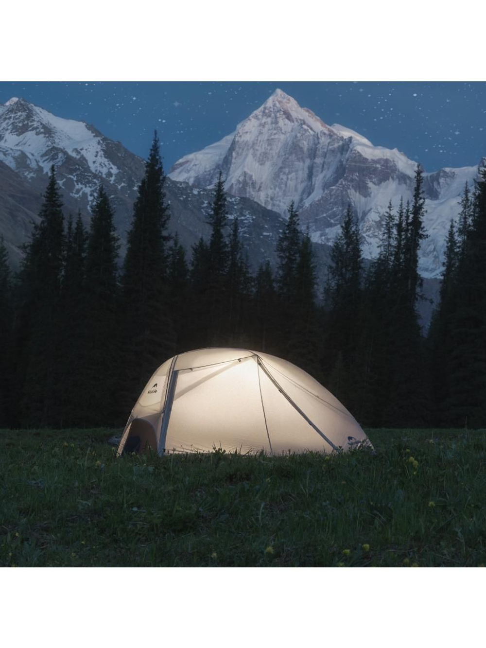 Палатка Naturehike Star River UL CNK2450WS022 двухместная серая