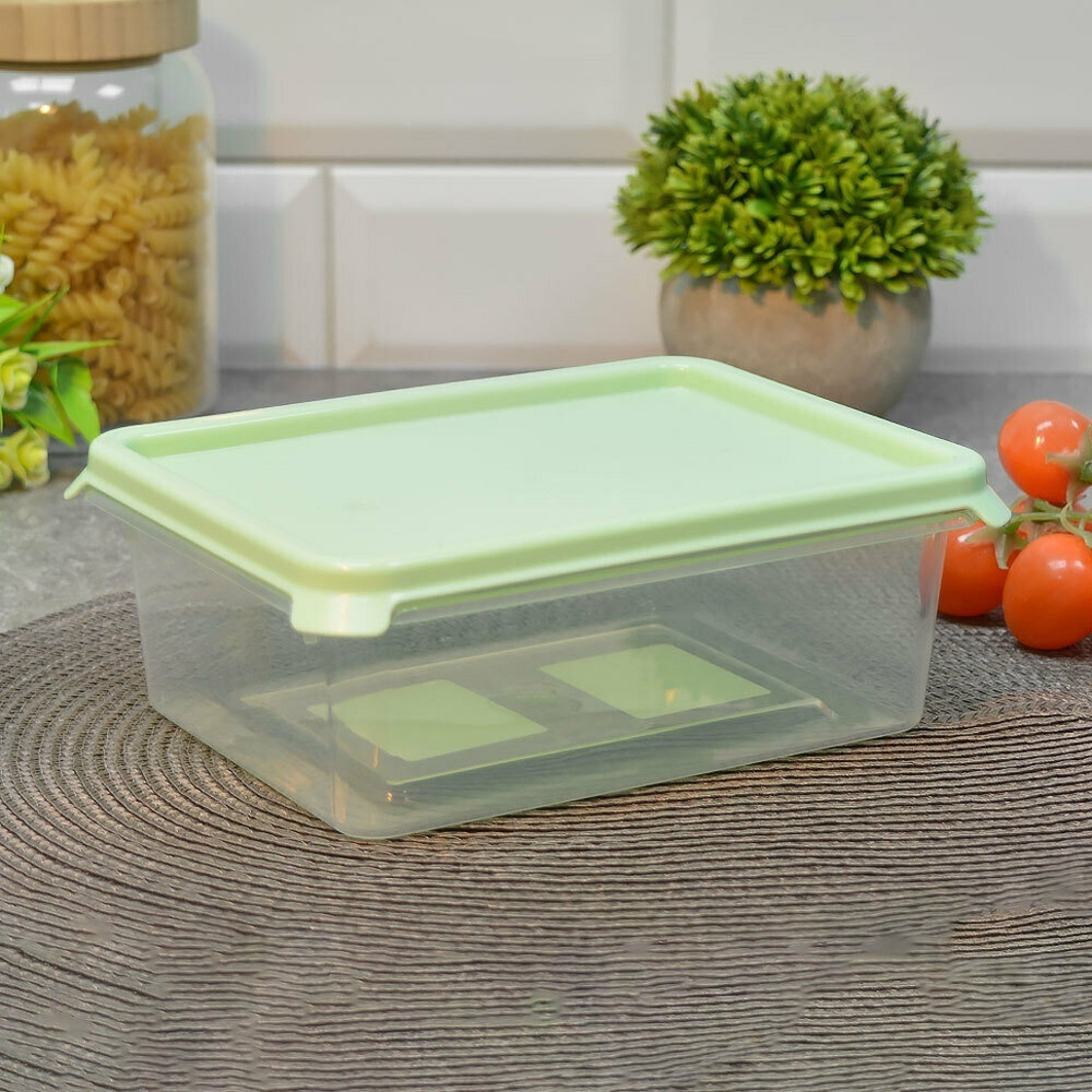 Контейнер для СВЧ 1л "Freshpak", чайное дерево