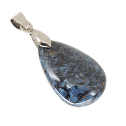 Кулон "Капля" питерсит сине-сизый асс.