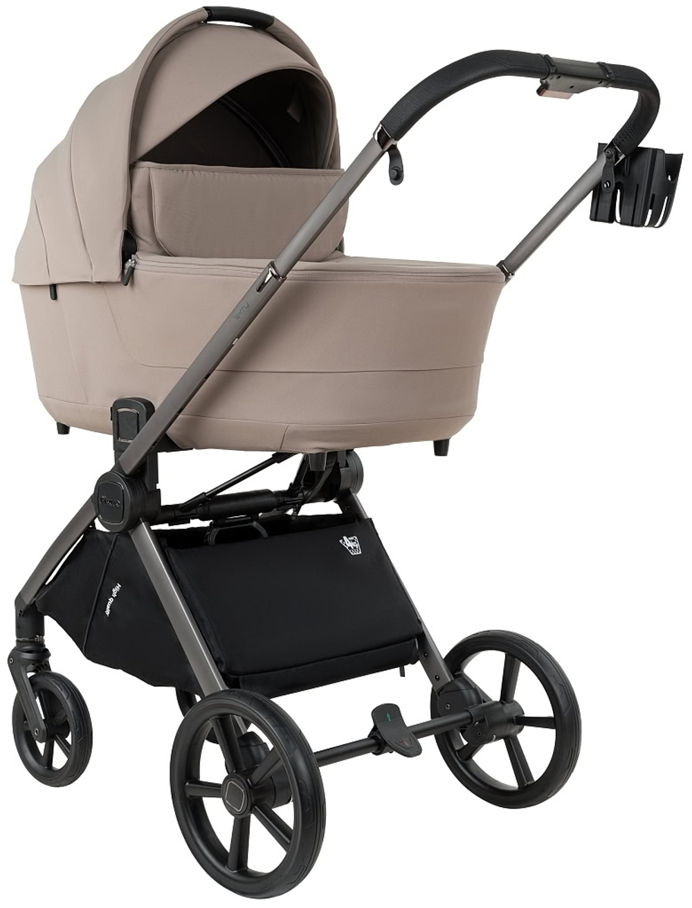 Детская коляска Pituso Teffy 3 в 1 с автокреслом Baesa Black Hazel/Graphite