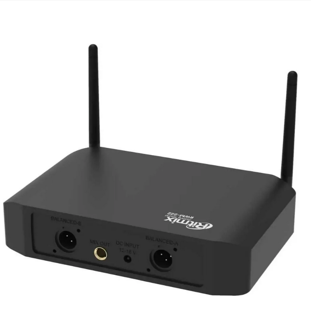 Микрофон беспроводной Ritmix RWM-222 микрофонная система