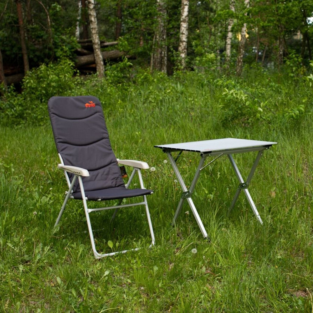 Кресло складное регулируемое Tramp, алюминий