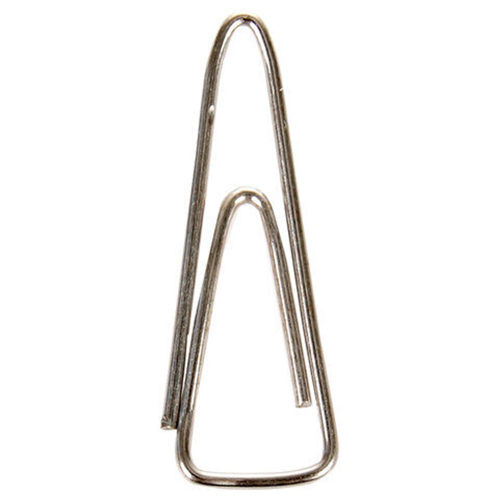 Скрепки 31 мм с загнутым краем треугольные 100 шт., оцинкованные, GLOBUS, С31-100Ц