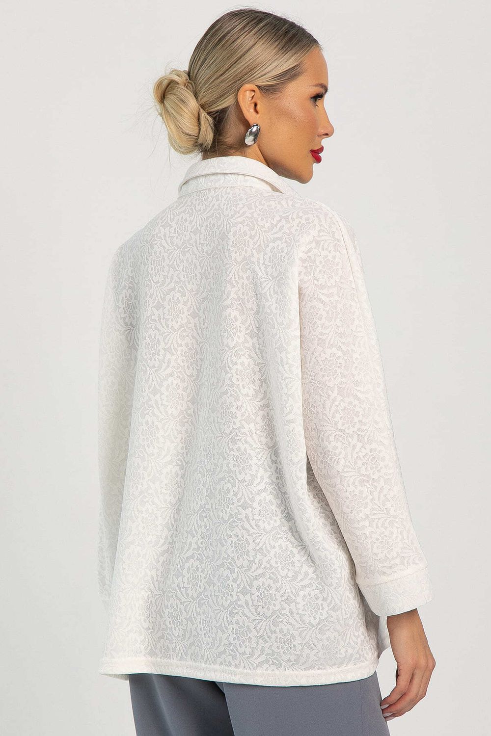 Рубашка кружевная Маринара (белая) Б14252-10М LT Collection