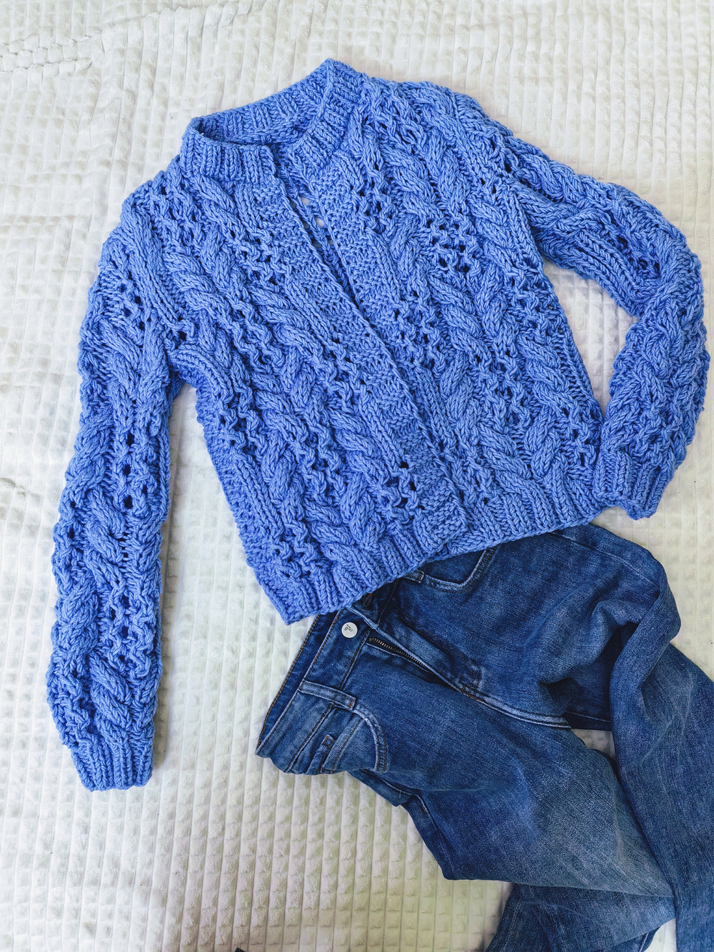 Бомбер ажурный "Весенний вальс"