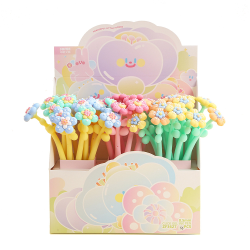 Гелевая ручка "Cartoon Flowers"