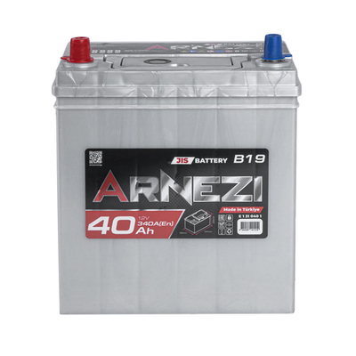 Аккумулятор ARNEZI JIS SMF 40 А/ч прямой L+ 197x128x225 NS40 EN 340 А