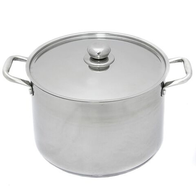 Кастрюля нерж, 12 л, с крыш, Катунь, Титан, KT-G-00212