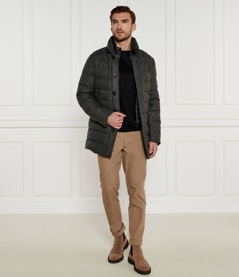 Шерстяное пальто GARRETT Hetrego - серый(8N515 F)