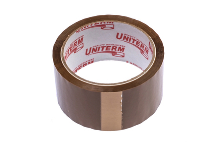Клейкая лента UNITERM 50ммх66м темная