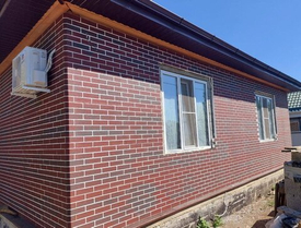 Облицовка частного дома в Абинске термопанелями