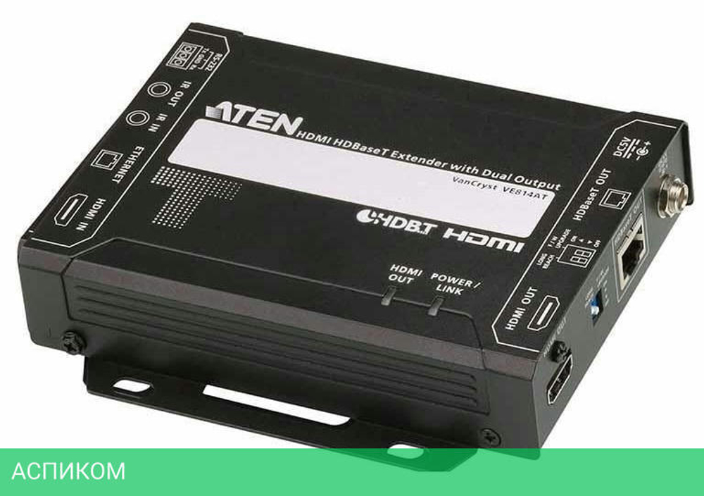 Комплект удлинителей Aten VE814A 4K (VE814A-AT-G)