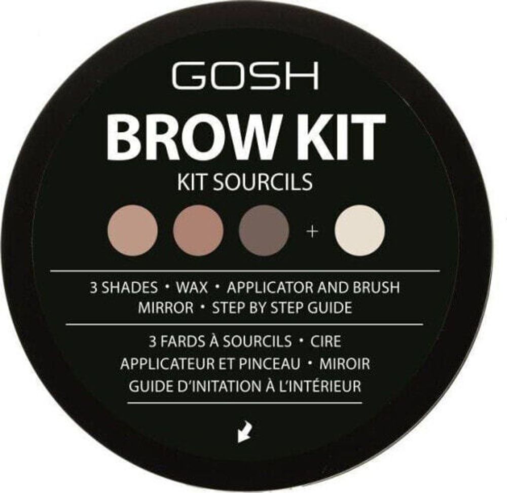 Тушь и гель для бровей Gosh Brow Kit zestaw do stylizacji brwi