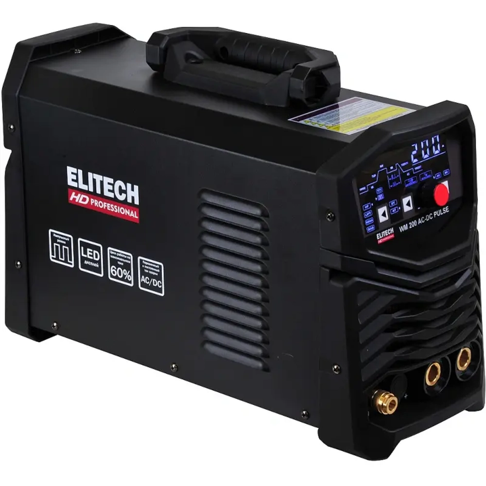 ELITECH WM 200 AC-DC PULSE сварочный инвертор tig 204476