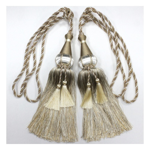 Кисти для штор 2 шт с камнями