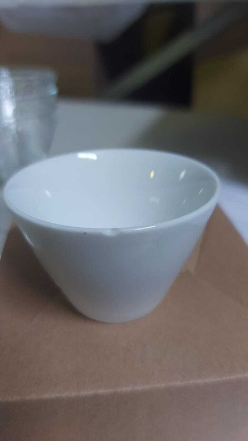 268023.1Y1 УЦЕНКА Пиала ДАО "Дао" h=3,6см, d=5,7см, 40мл, фарфор белый