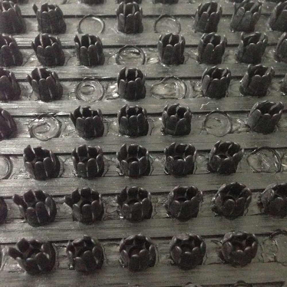 Щетинистое покрытие "Ромб" 0,9 м, Black, рулон 15м