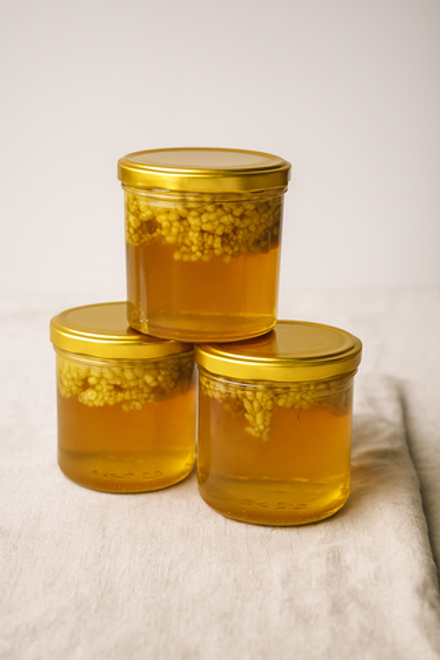Мёд с сосновым цветом (разнотравье)