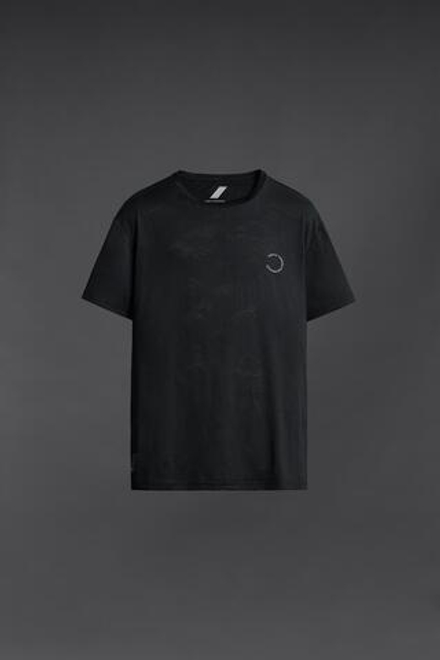 ZARA ФУТБОЛКА СВОБОДНОГО КРОЯ, ЧЕРНЫЙ