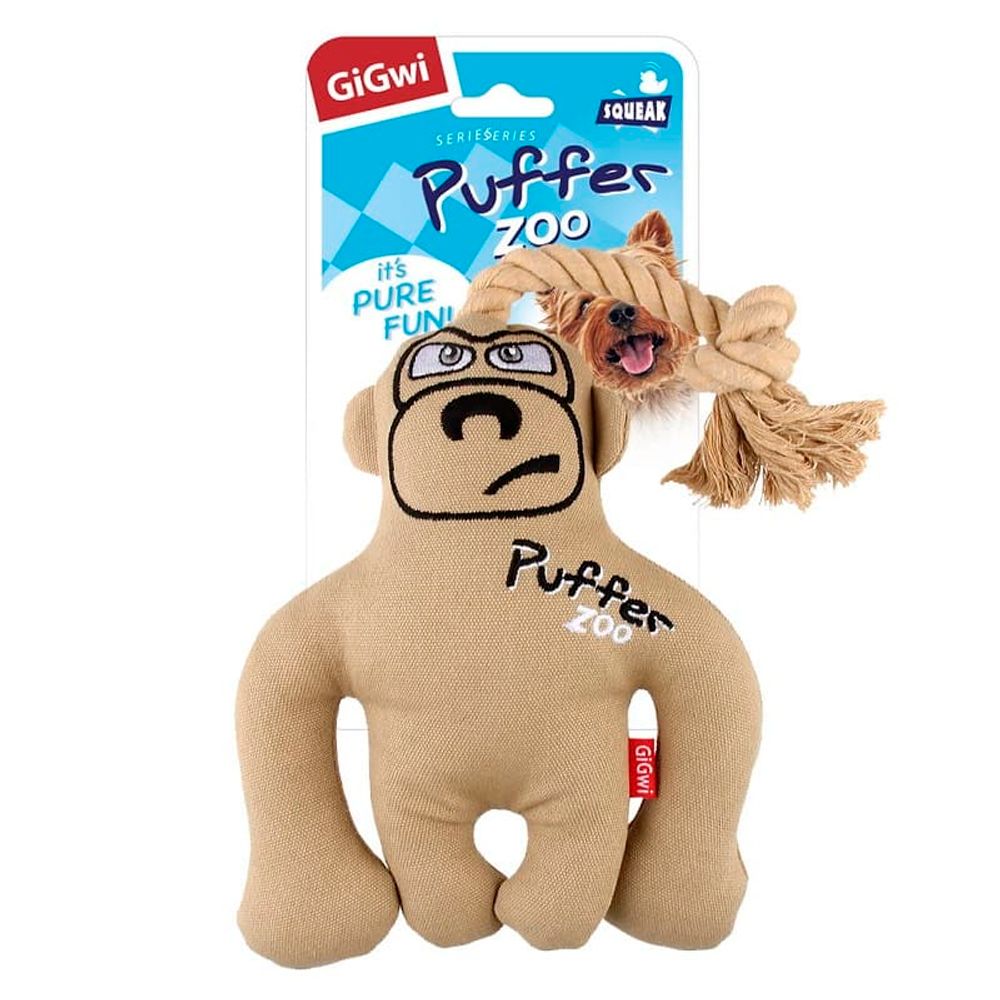 GiGwi 75501 Игрушка Обезьяна с пищалкой 16см GiGwi 75501 Игрушка Обезьяна с пищалкой 16см