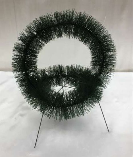 Фон Венок ПОМИНАЛЬНИК малый ручка 500мм (ёрш) 15652