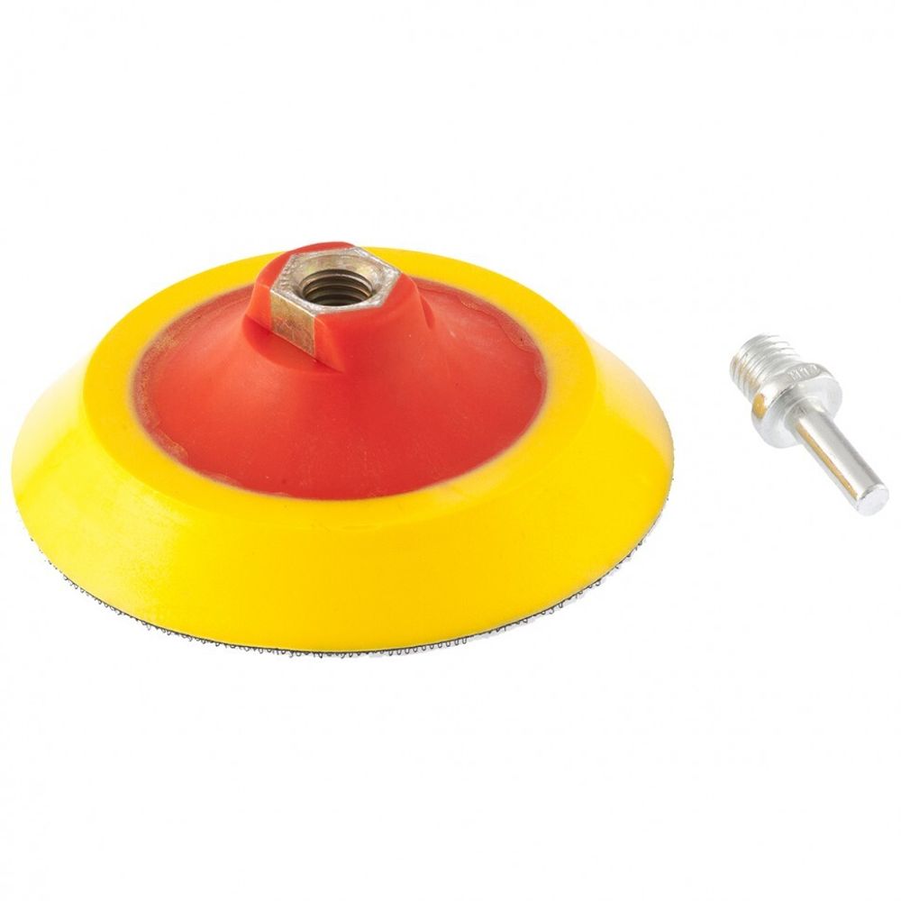 Насадка для дрели и УШМ с липучкой, 125 мм, мягкая Matrix, 76212