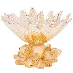 Фруктовница-конфетница Орхидея Лайм Айвори