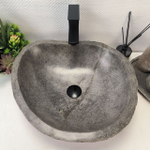 Раковина из речного камня RS-63656 (48*44*15) 0123