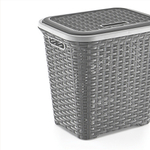 Корзина для белья Плетеная 50 лт коричневый