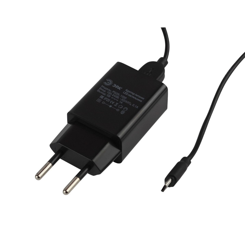 Светильник настольный LED, 10 Вт, черный, Эра, NLED-482-10W-BK, 30х180, Б0041087