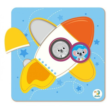 Додо - Сортировщик головоломок Мини Ракета 5 шт. 300348