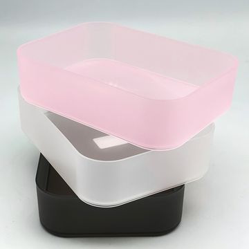 Лоток пластиковый №2. Черный, розовый, прозрачный