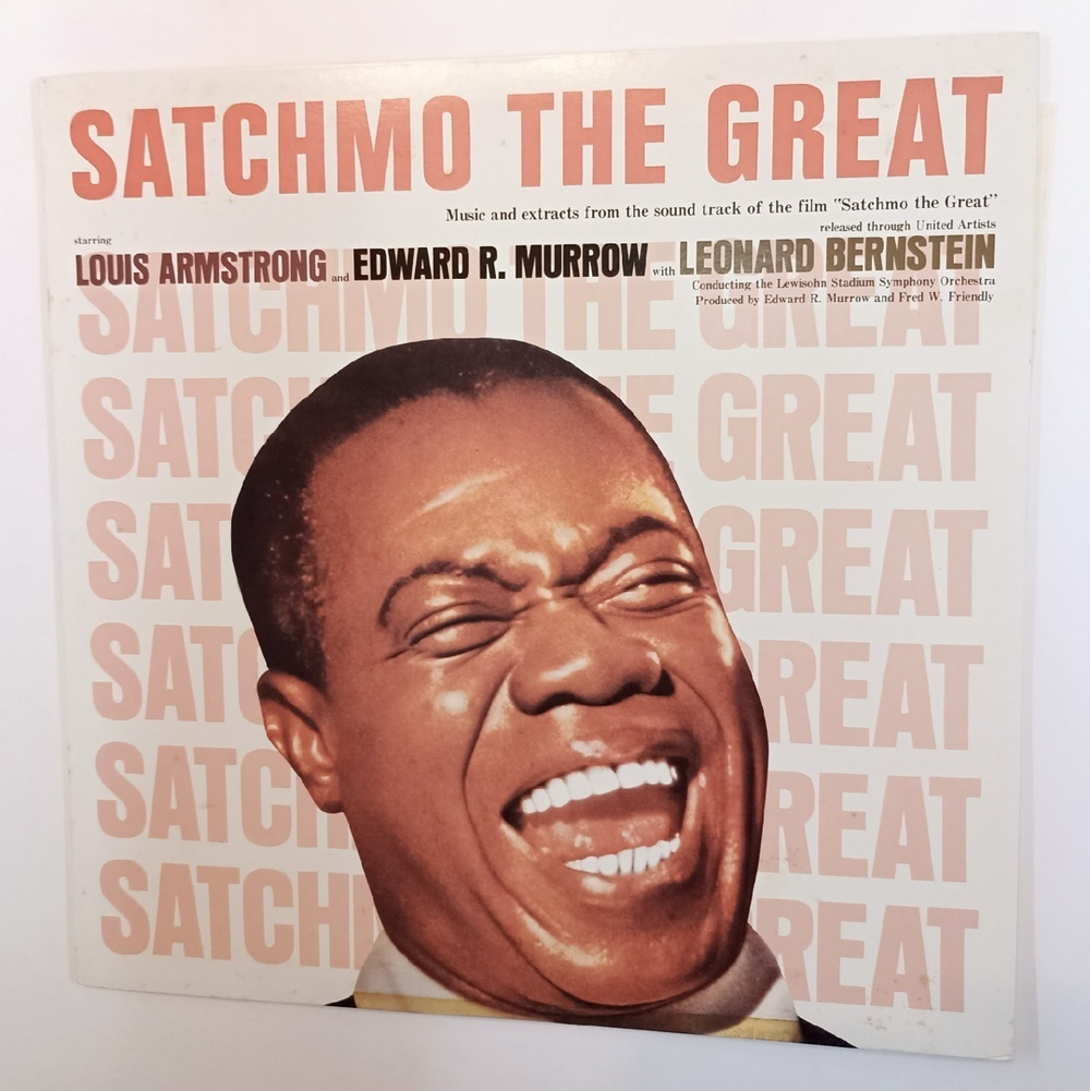 Louis Armstrong And Edward R. Murrow With Leonard Bernstein Satchmo The Great (Japan 1980)