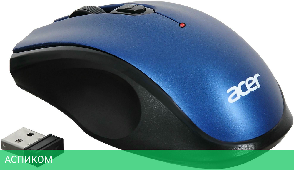 Мышь Acer OMR031 черный/синий (ZL.MCEEE.008)