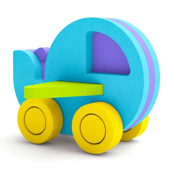 Игрушка-каталка ElBascoToys Самолет с колесами