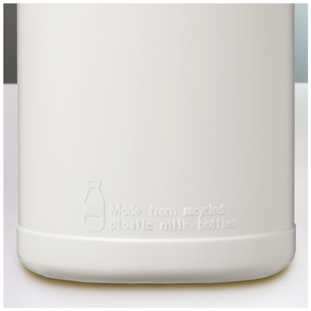 Спортивная бутылка Baseline из переработанных материалов объемом 500 мл с откидывающейся крышкой