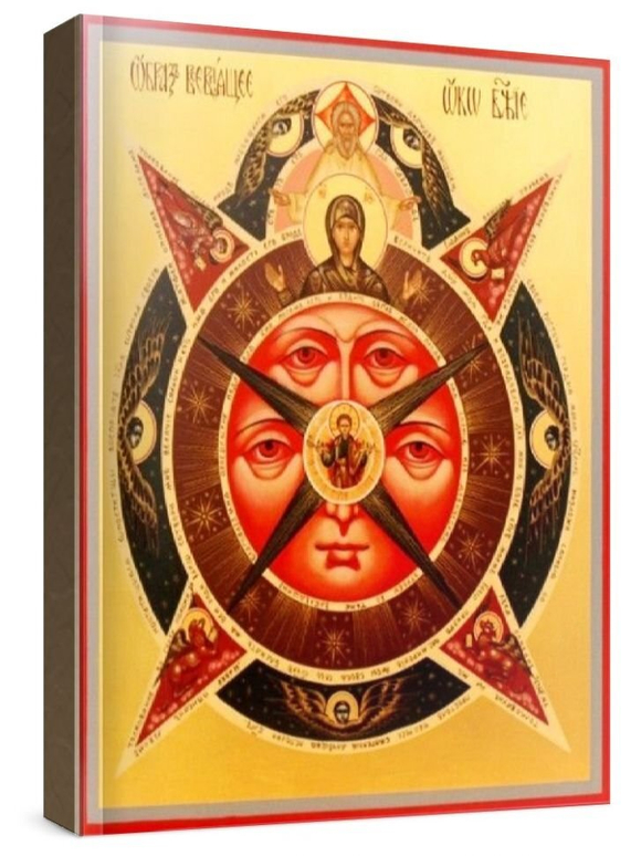 Всевидящее Око (рукописная икона)