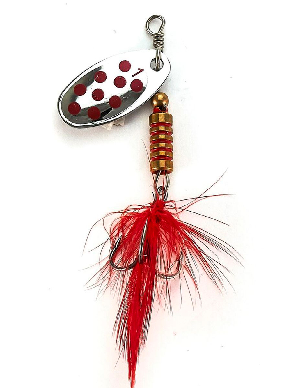 Блесна вращающаяся Lucky John SPIN X ROUND 01 3,5г FT (5шт. в упк.)